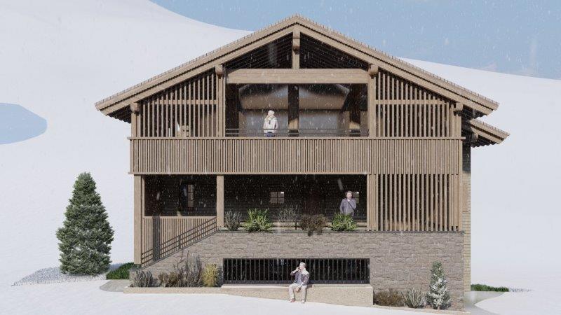 Außenvisualisierung Lech Lodge Erweiterung