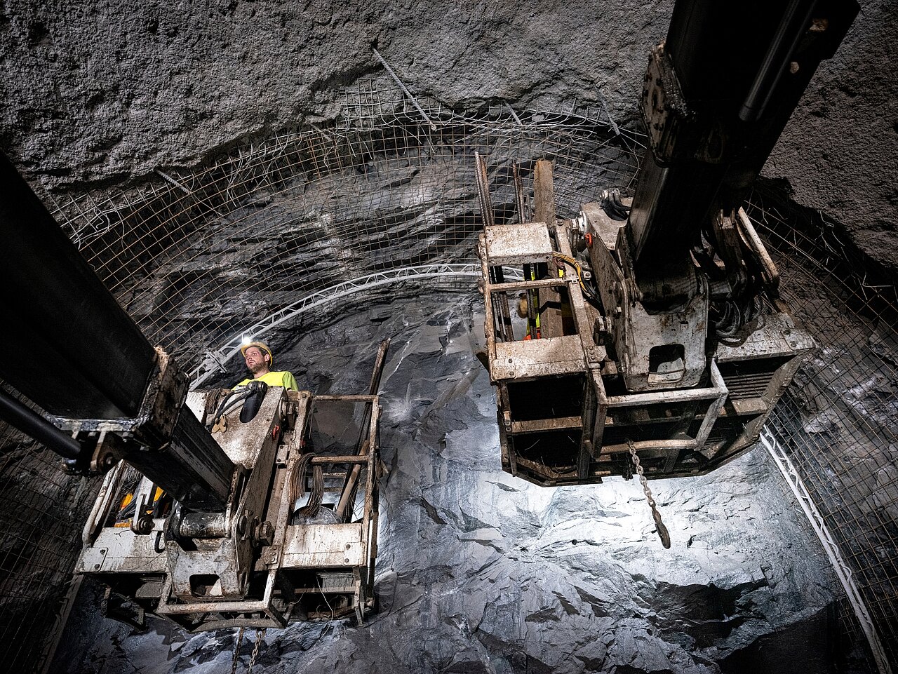 Jäger Bau Tunnelbaustelle