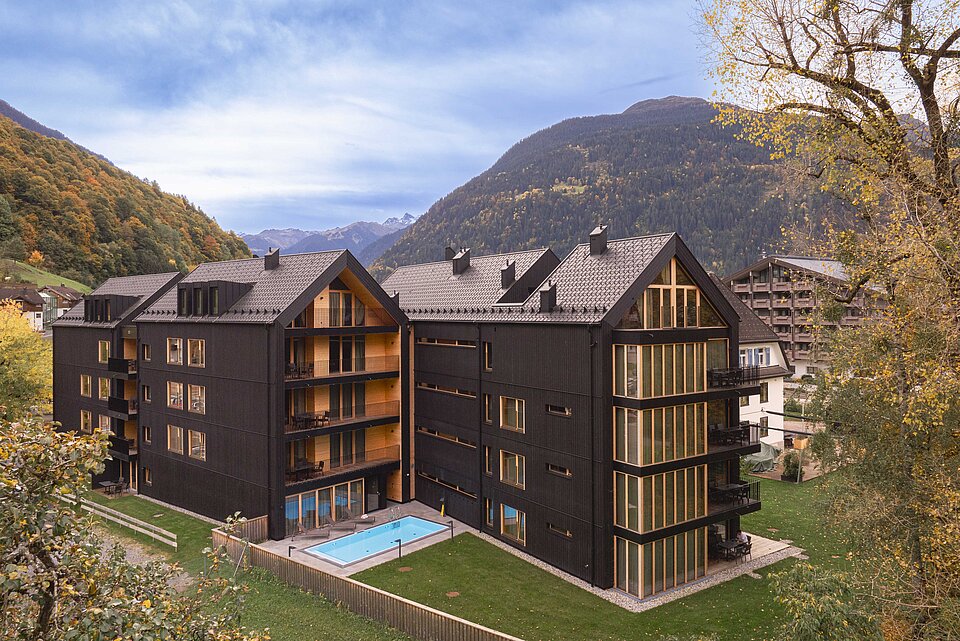 Außenansicht Montafon Suites Schruns
