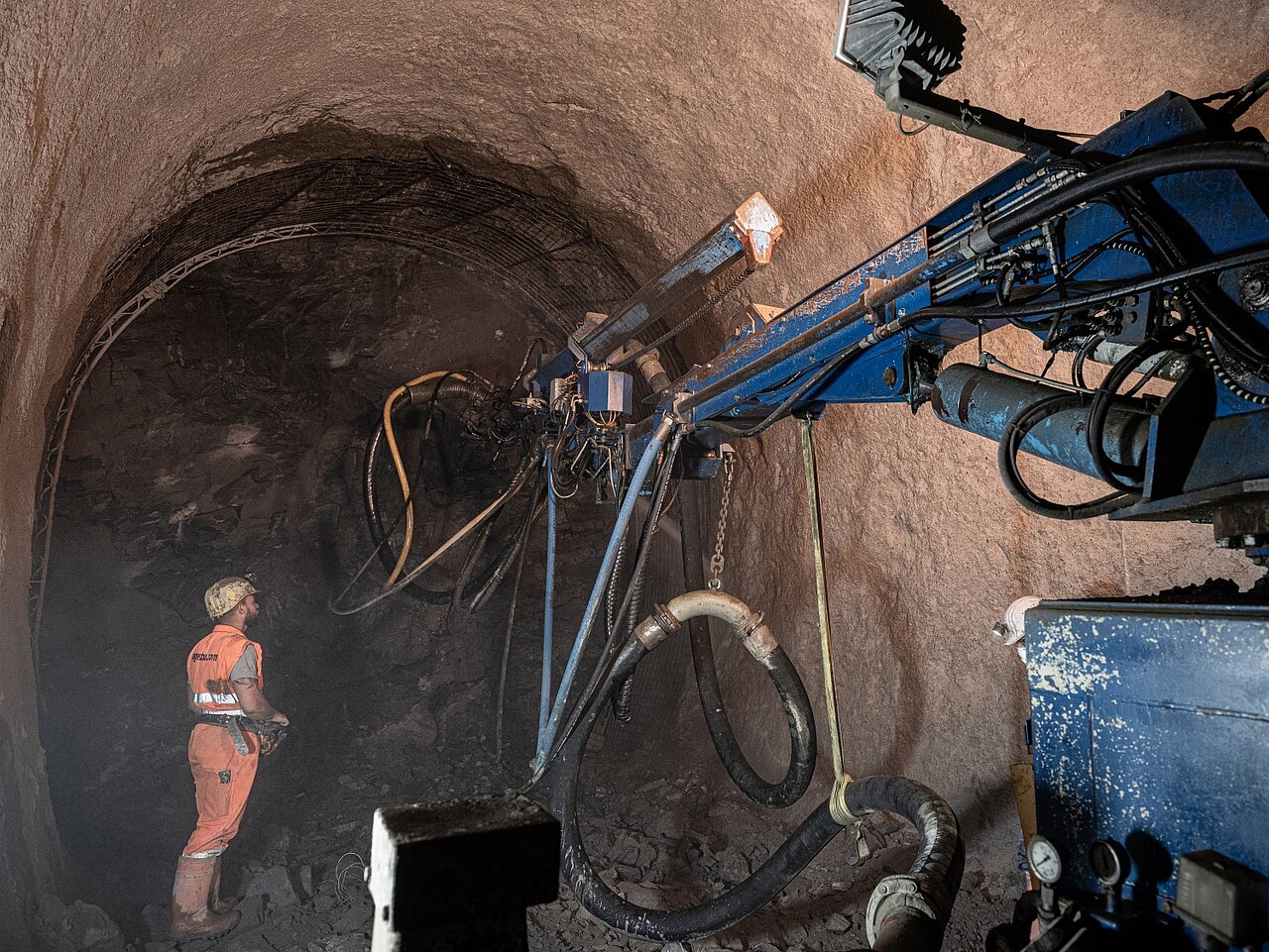 Jäger Bau Tunnelbaustelle